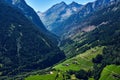 Beautiful view of mountains of Austrian alps. Grosskircheim, Austria, Europe Royalty Free Stock Photo