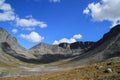 Beautiful view of the mountains and nature in Khibiny. Karelia Peninsula, Russia.