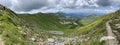 A beautiful view of the mountains in the Ukrainian Carpathians. Mount Hoverla