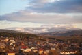 Beautiful view on the mountine and sky.