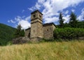 Church of San Bartolome de Gavin. Aragon. Spain. Royalty Free Stock Photo