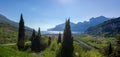 Beautiful view of Nago Torbole city in Lake of Garda - Trentino Alto Adige, Italy