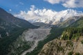 Beautiful view of Nanga Parbat mountain, Fairy Meadow, Pakistan