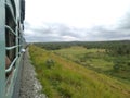 Beautiful view of Nature or Landscape view from Indian Train Window Royalty Free Stock Photo