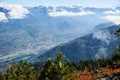 Beautiful view of Nendaz, Switzerland. Royalty Free Stock Photo