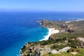 Beautiful view from New Cape Point Lighthouse, Cape of Good Hope, South Africa Royalty Free Stock Photo