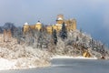 Beautiful view of Niedzica castle Royalty Free Stock Photo