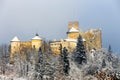 Beautiful view of Niedzica castle Royalty Free Stock Photo