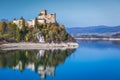 Beautiful view of Niedzica castle, Poland, Europe Royalty Free Stock Photo