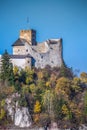 Beautiful view of Niedzica castle, Poland, Europe Royalty Free Stock Photo