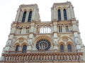 Beautiful view Notre Dame Cathedral in Paris Royalty Free Stock Photo