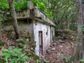 Beautiful view old ghost house in Hong Kong Sai Kung chai wan Royalty Free Stock Photo