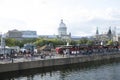 Beautiful view of Old Port of Montreal in Montreal