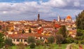 Beautiful view on old town of Florence with Duomo, Tuscany, Italy Royalty Free Stock Photo