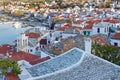 Beautiful view of old town on Skopelos Island, Northen Sporades, Greece