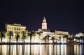 Beautiful view of the old town Split. Royalty Free Stock Photo