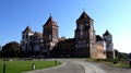 A beautiful view of one of the many castles of Belarus