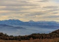 Beautiful view of one of the mythical mountains of Catalonia: El Pedraforca