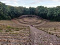 Beautiful view of an open-air theatre of Thingstatte Heidelberg