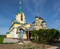 Beautiful view of orthodox church in Hincu Monastery, Moldova Royalty Free Stock Photo