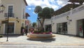 Beautiful view of the outside of the Designer Outlet Athens, Greece.