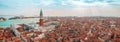 Beautiful view over San Marco square in Venice Royalty Free Stock Photo