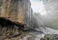 Beautiful view over the `Urlatoarea Waterfall`.