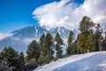 View of pahalgam valley, Pahalgam, Kashmir, India