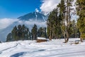 View of pahalgam valley, Pahalgam, Kashmir, India