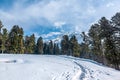 View of pahalgam valley, Pahalgam, Kashmir, India