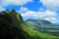 Beautiful view of Pali Lookout, Oahu,Hawaii