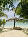 View on beach maldives Royalty Free Stock Photo