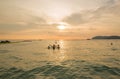 Pantai Cenang Beach in Langkawi, Malaysia. Royalty Free Stock Photo