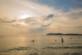 Pantai Cenang Beach in Langkawi, Malaysia. Royalty Free Stock Photo