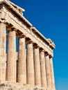 Beautiful view of Parthenon columns Royalty Free Stock Photo