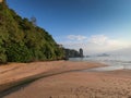 Beautiful View Of Peaceful And Relaxing Pai Plong Beach Royalty Free Stock Photo