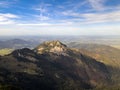 Beautiful view from the peak of Wendelstein