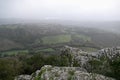 Beautiful view from penedo Lexim in Portugal