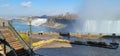 Beautiful View of people at The Niagara Falls in Niagara Parks, Canada