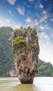 Beautiful view of Phang Nga Bay rocks, James Bond Island, Thailand Royalty Free Stock Photo