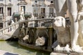 Beautiful view of Piazza Pretoria, or Piazza della Vergogna, in Palermo Royalty Free Stock Photo