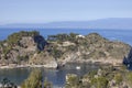 Beautiful view of the picturesque Isola Bella, small rocky island in the Ionian Sea, Taormina, Sicily, Italy