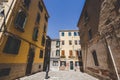 Old retro street without anyone in Italy Venice in summer Royalty Free Stock Photo