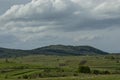 Beautiful view of Plana mountain with peak Manastirishte and glade