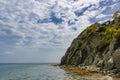 A beautiful view of Playa Blanca, Santa Marta Royalty Free Stock Photo