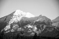 Beautiful view of polish Tatra mountains in winter scenery Royalty Free Stock Photo