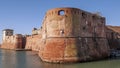 Beautiful view of the Porto Mediceo of Livorno, Tuscany, Italy Royalty Free Stock Photo