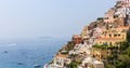 Beautiful view of Positano village on the Amalfi Coast, in Italy Campania Royalty Free Stock Photo