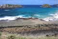 Beautiful view of Praia do Leao at Fernando de Noronha Marine National Park, a Unesco World Heritage site, Pernambuco