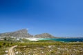 Beautiful view of Pringle Bay, a small beach village located along Route 44 in the eastern part of False Bay near Cape Town Royalty Free Stock Photo